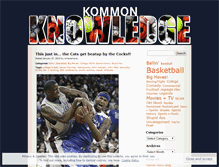 Tablet Screenshot of kommonknowledge.wordpress.com