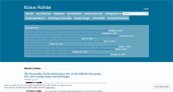 Desktop Screenshot of krohde.wordpress.com