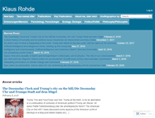 Tablet Screenshot of krohde.wordpress.com