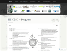 Tablet Screenshot of icmc2012.wordpress.com