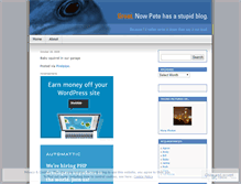 Tablet Screenshot of petes.wordpress.com