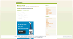 Desktop Screenshot of gospodyni.wordpress.com