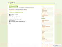 Tablet Screenshot of gospodyni.wordpress.com