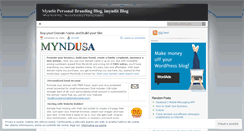 Desktop Screenshot of imyndit.wordpress.com