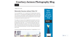 Desktop Screenshot of courtneyjarmonphotography.wordpress.com