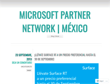 Tablet Screenshot of mpnmexico.wordpress.com