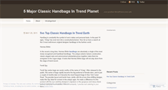 Desktop Screenshot of fashionhandbag439.wordpress.com