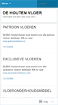 Mobile Screenshot of dehoutenvloer.wordpress.com