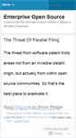Mobile Screenshot of enterpriseopensource.wordpress.com