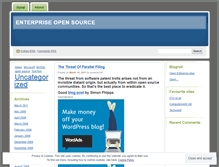 Tablet Screenshot of enterpriseopensource.wordpress.com