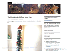 Tablet Screenshot of kittenthunder.wordpress.com