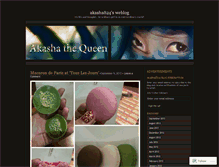 Tablet Screenshot of akasha824.wordpress.com