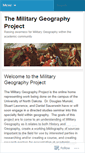 Mobile Screenshot of militarygeography.wordpress.com