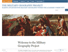 Tablet Screenshot of militarygeography.wordpress.com