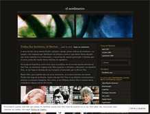 Tablet Screenshot of elnerdometro.wordpress.com