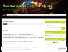 Tablet Screenshot of halloweenandchristmas.wordpress.com