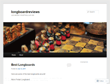 Tablet Screenshot of longboardreviews.wordpress.com