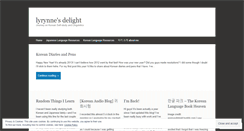 Desktop Screenshot of lyrynne.wordpress.com
