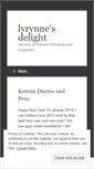 Mobile Screenshot of lyrynne.wordpress.com