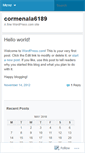 Mobile Screenshot of cormenala6189.wordpress.com