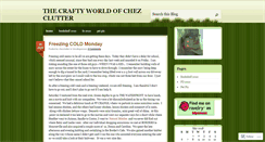 Desktop Screenshot of chezclutter.wordpress.com
