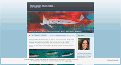 Desktop Screenshot of bluelanternstudio.wordpress.com