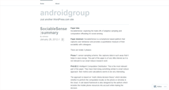 Desktop Screenshot of androidgroup.wordpress.com