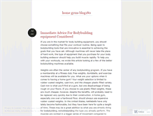 Tablet Screenshot of homegymsblog180.wordpress.com