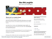 Tablet Screenshot of bexmclaughlin.wordpress.com