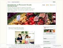 Tablet Screenshot of foodsenseatpleasantglade.wordpress.com