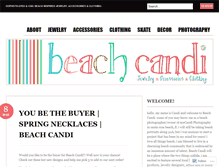 Tablet Screenshot of beachcandi.wordpress.com