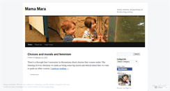 Desktop Screenshot of mamamara.wordpress.com
