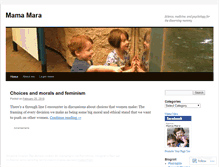 Tablet Screenshot of mamamara.wordpress.com