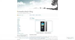 Desktop Screenshot of fernandoyuhuji.wordpress.com