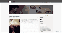 Desktop Screenshot of beautyisalwaysfreakish.wordpress.com