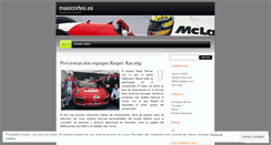 Desktop Screenshot of maxicortes.wordpress.com