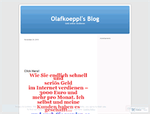 Tablet Screenshot of olafkoeppl.wordpress.com