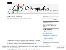 Tablet Screenshot of olympiakoi.wordpress.com