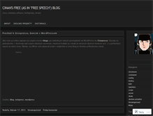 Tablet Screenshot of cinan.wordpress.com