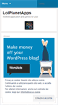 Mobile Screenshot of lolplanetapps.wordpress.com