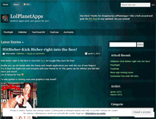 Tablet Screenshot of lolplanetapps.wordpress.com
