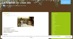 Desktop Screenshot of lasonrisadeldia.wordpress.com