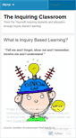 Mobile Screenshot of inquiringclassrooms.wordpress.com