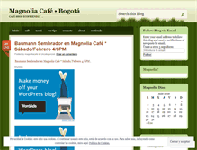 Tablet Screenshot of magnoliacafebta.wordpress.com