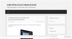 Desktop Screenshot of gruposelectrogenos.wordpress.com