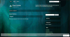 Desktop Screenshot of freelivres.wordpress.com