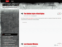 Tablet Screenshot of dbullis113lit.wordpress.com