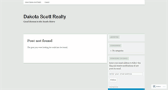 Desktop Screenshot of dakotascottrealty.wordpress.com