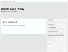 Tablet Screenshot of dakotascottrealty.wordpress.com