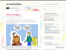 Tablet Screenshot of momtuition.wordpress.com